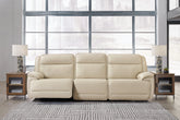 A2Z Furniture - Ashley Furniture - Double Deal Sectional - 7-Piece Reclining Sectional with 2 Consoles / Almond - U13001S9